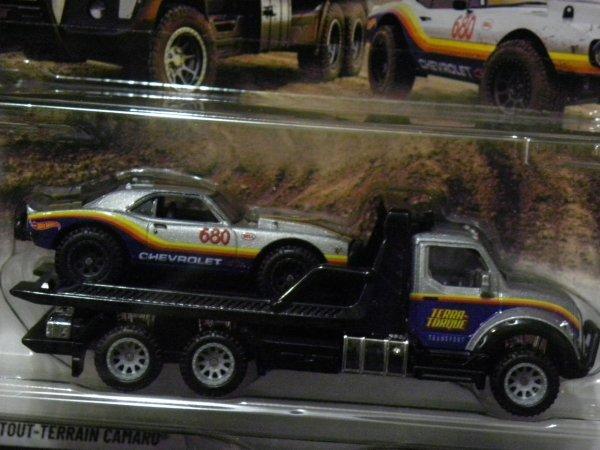Hot Wheels OFF ROAD CAMARO Team Transport Premium Model '67 TOUT-TERRAIN TERRA-TORQUE