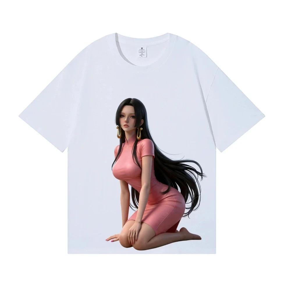 One Piece Hancock Japanese Style Classic Tee Highquality Streetwear Unisexs Clothing And Unisexs T Shirt