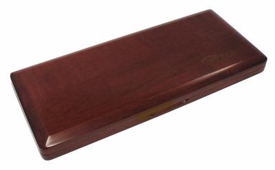 Vivace Wooden Reed Case for Clarinet and Alto 10 Wine Red Saxophone, Pieces, Color