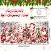 Christmas candy world scene garage door banner, suitable for birthdays, holidays, parties, multiple sizes to choose from