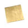 Mosiężna metalowa cienka blacha foliowa o grubości 0,5 Mm / 0,8 Mm / 1 Mm / 2 Mm 100X100 Mm Części do majsterkowania