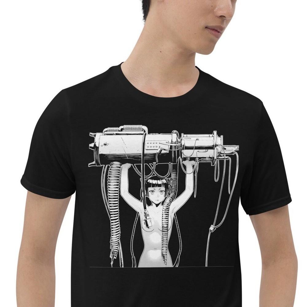 

Anime Girl Gun Kawaii Harajuku Short-Sleeve Unisex T-Shirt 3XL