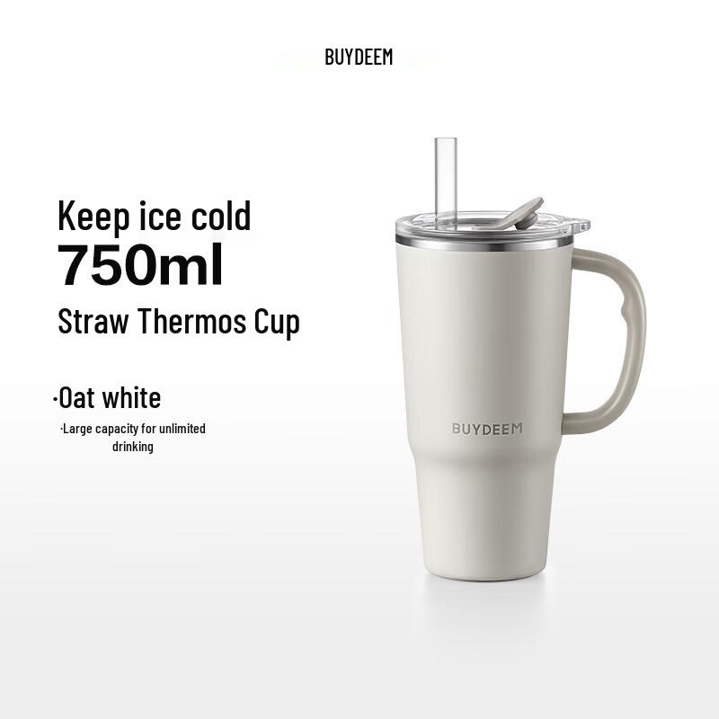 

Buydeem Jumbo 316L Stainless Steel Insulated Straw Tumbler