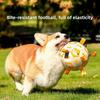 Hund Outdoor Interaktives Fußballspielzeug, Haustier Hund Trainingsspielzeug, Ball zum Kauen und Beißen, Langlebiges und Lustiges Spielzeug für Haustiere
