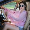 Embroidered Chiffon Scarf UV Protection Sun Protection Sleeves Fashion Sunscreen Shawl  Beach