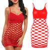 New Sexy Fishnet Long Dress Bobysuit Women Erotic Lingerie Dress Porno Babydolls Underwear Teddy Bodystockings Costumes For Sex