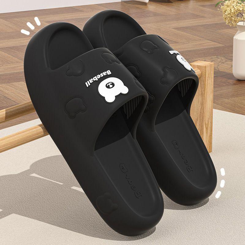 Women's Summer Slippers: Thick-Soled, Non-Slip, Quiet, Deodorant, Versatile for Couples, Perfect for Indoor Use.