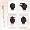 Scrunchie Fake Hair Bun Bird Nest Shaped Ponytail Hair Rings Clips  Women
