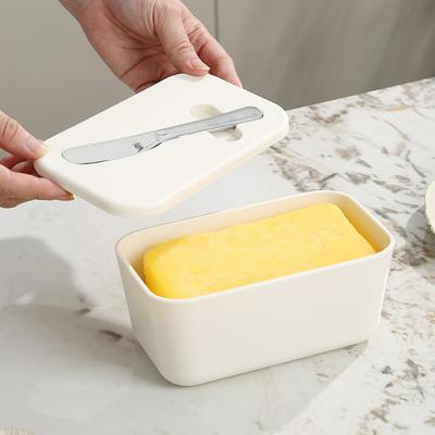Butter Dish with Lid Food-grade Dust-proof Butter Dish for Countertop And Fridge Butter