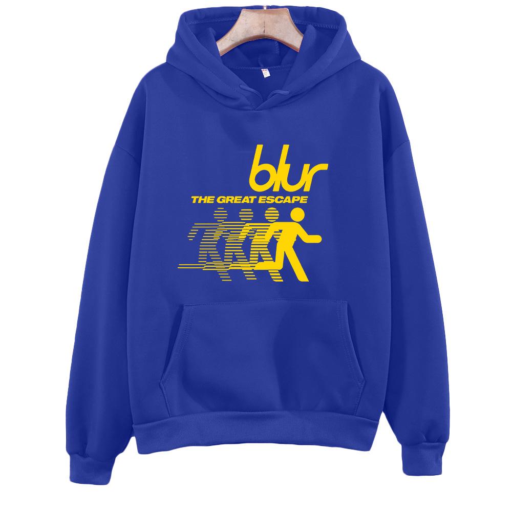 Толстовки Blur Band Толстовка The Great Escape Мода Мужчины Хай-стрит Женщины Толстовка с длинным рукавом Рок Пуловеры Повседневные XXXL