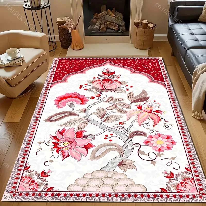 3D Colorful Islamic Style Pattern Carpet for Living Room Bedroom Sofa Doormat Decor Table Area Rug Non slip Floor Mat for Gifts