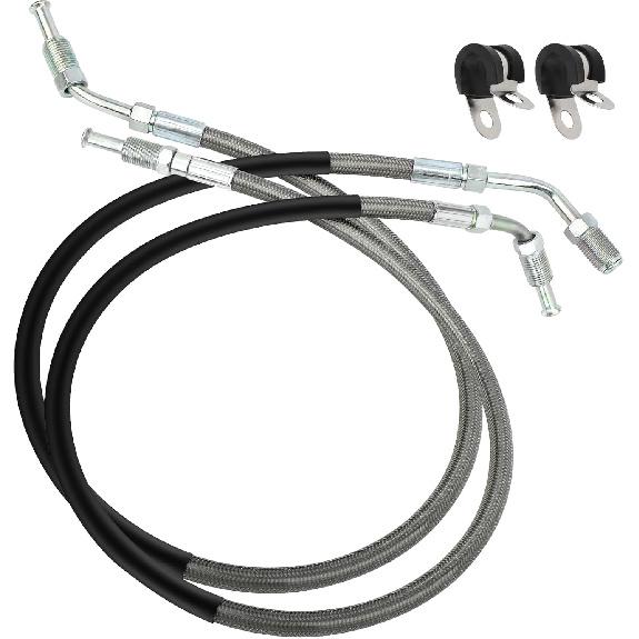 Front Left & Right Brake Hose Line for Polaris Sportsman Magnum Trail Boss Blazer Xplorer Xpress Scrambler Sport Xpedition Big Boss Diesel Worker 250