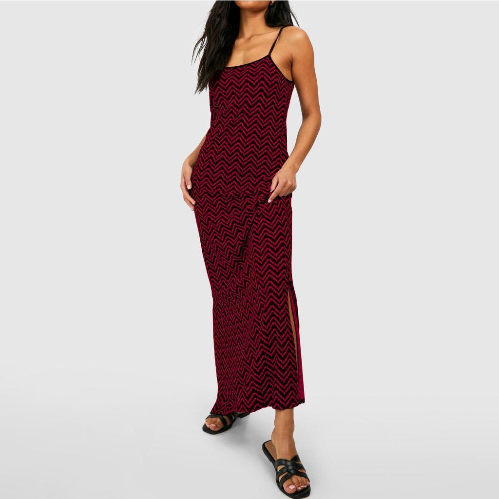 Abito Lungo Sexy da Donna con Spacco e Bretelle, Abito Maxi Casual da Casa per Transfrontaliero Europeo Americano