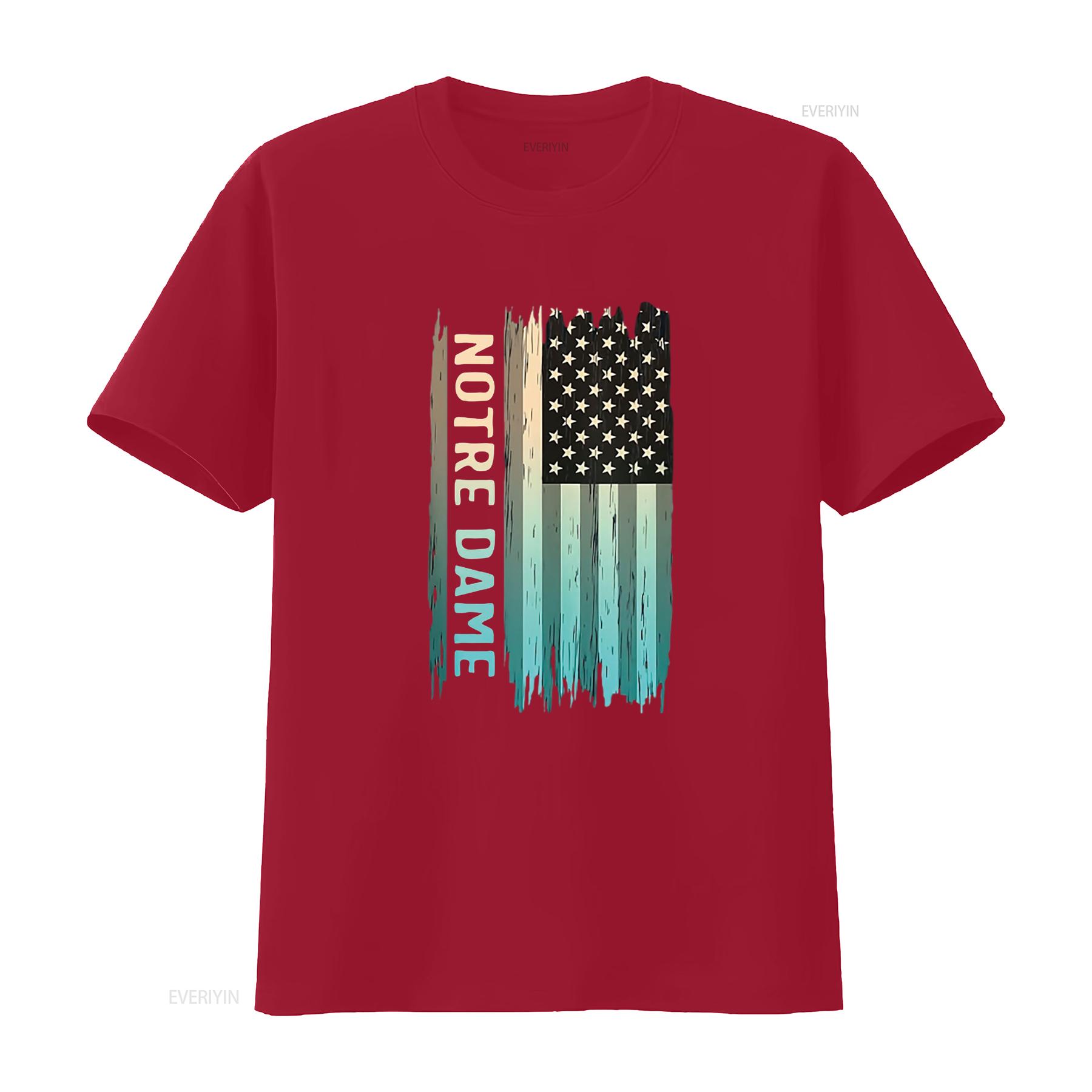

Womens Notre Dame City French Paris France Tourist Vacation Flag T Shirt vintage Washed Comfortable Unisex fashion Versatile S