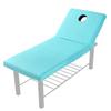 Professional Massage Bed Sheet with Hole, Breathable Spa Bed Cover for Beauty Salon Elastic Fitted Bed Cover for Physiotherapy