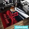 Custom Name Rug Rockets Team Art Area Rug Suitable for Indoor And Outdoor,Carpets for Homes, Offices,Living Rooms,Home Decor,Christmas Gift