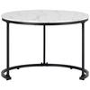 Round Coffee Table 2-Piece Set Coffee Table Living Room Round Nesting Side Table 2 Round Side Table