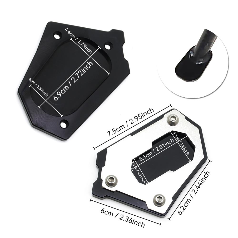 Dla BMW R1250 R1200 GS Adventure ADV R 1250 GSA gs1250 HP Motocyklowa Podpórka Boczna Stopka Przedłużka Podkładka