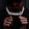 High Quality Iced Out Jewelry 5A Cubic Zircon Hip Hop Bling Micro Pave 19Mm Cuban Link Chain Big Men Heavy Chunky Pendant Necklace BoyFashion Chain
