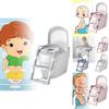 Portable Folding Children's Toilet Seat Soft Pp Material For Easy Potty Training And Comfort