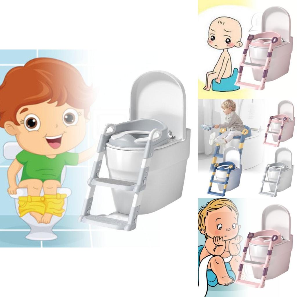 Portable Folding Children's Toilet Seat Soft Pp Material For Easy Potty Training And Comfort
