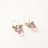 Morganite Gemstone 925 Sterling Silver Jewelry Handmade Stylish Earrings 1.3" EE-155-10