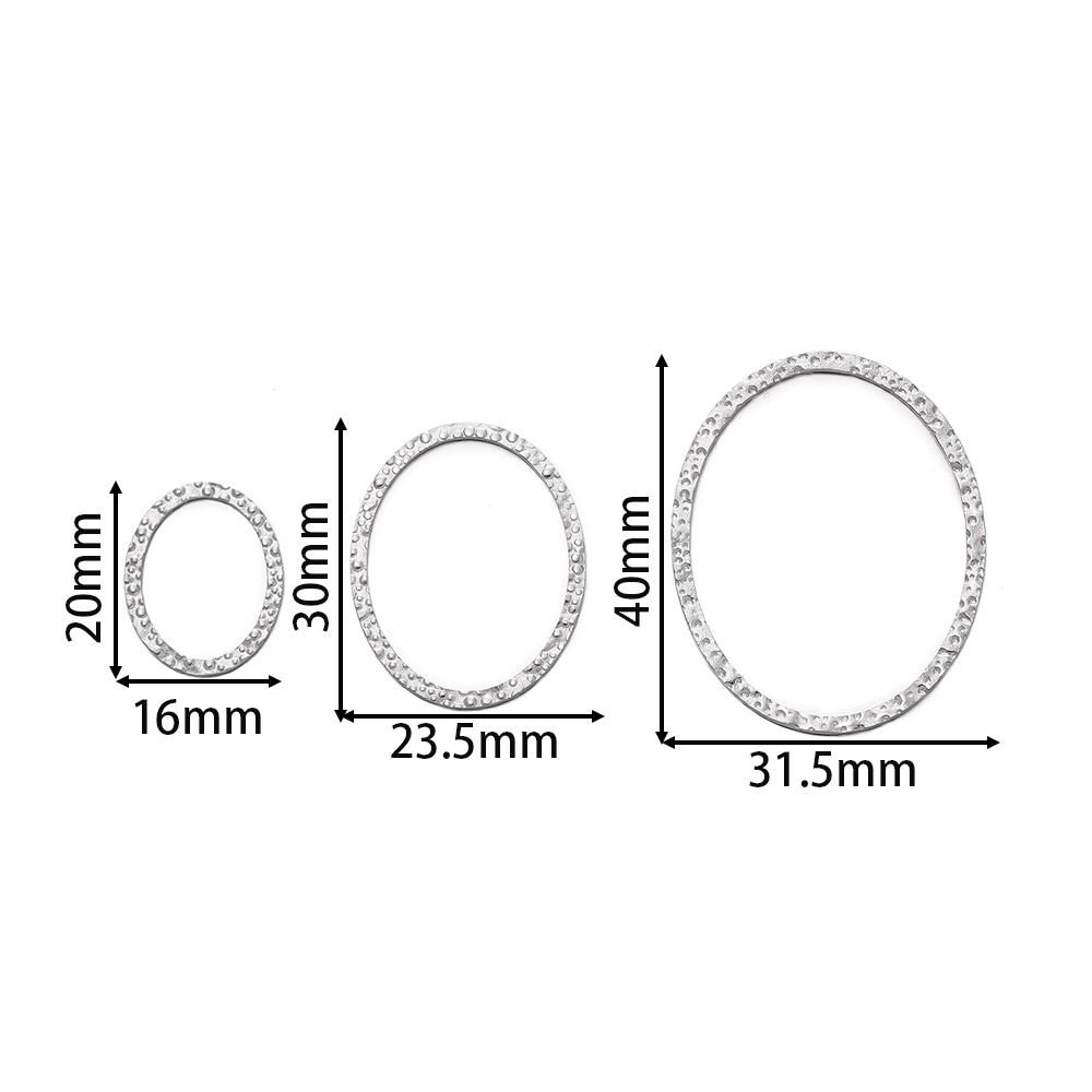 6pcs Gold Color Stainless Steel Geometric Bezel Frame Charms Pendants for DIY Earring Necklace Jewelry Making Findings Supplies