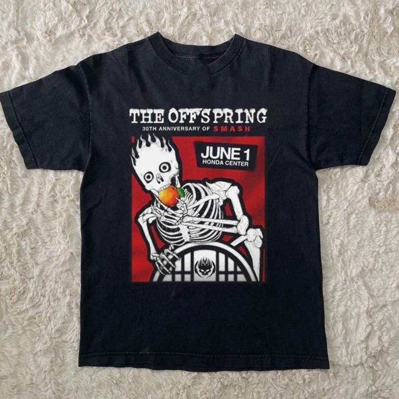 The Offspring Celebrate 30th Anniversary Of Smash Black All Size Shirt Unisex T-Shirt XXL