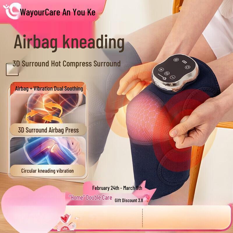 WayourCare Heated Air Compression Knee Massager