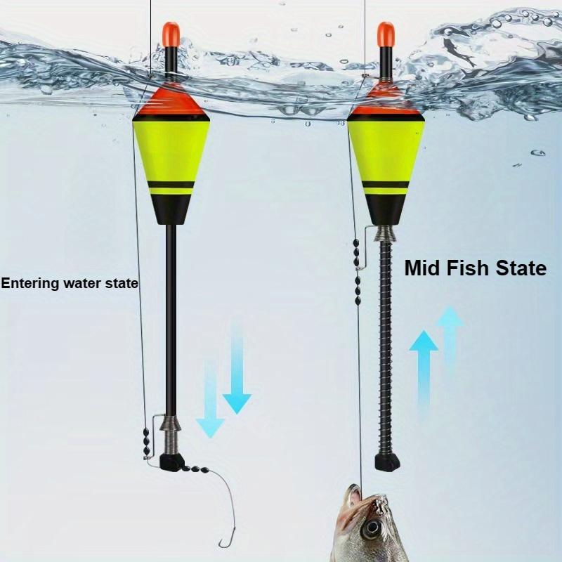 1-3 PZ Galleggiante da Pesca Portatile Automatico Accessori Bobber Veloci Artefatto Veloce Set Bobber Strumenti Dispositivo Galleggiante Pesca in Mare
