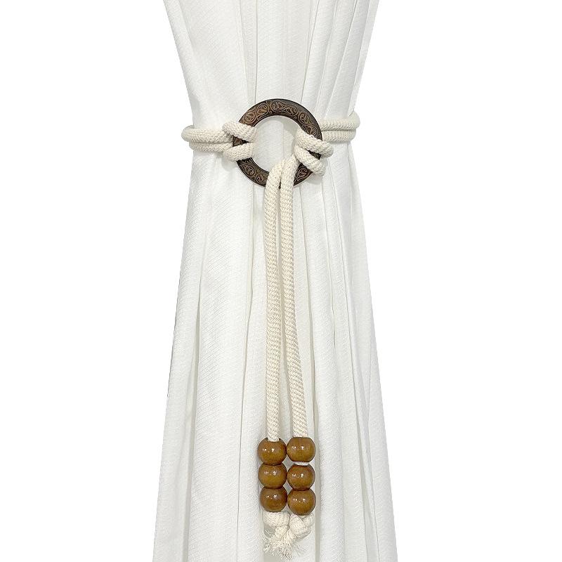 The Curtain Binding Tape for The Homestay White Gauze Curtain Storage Buckle Binding Tape and Fixed Rope