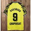 Retro Fußballtrikot Herren Damen Erwachsene Fußballhemd Vintage Dortmund BVB Klassische Trikots Riedle Muller Sammer Haaland