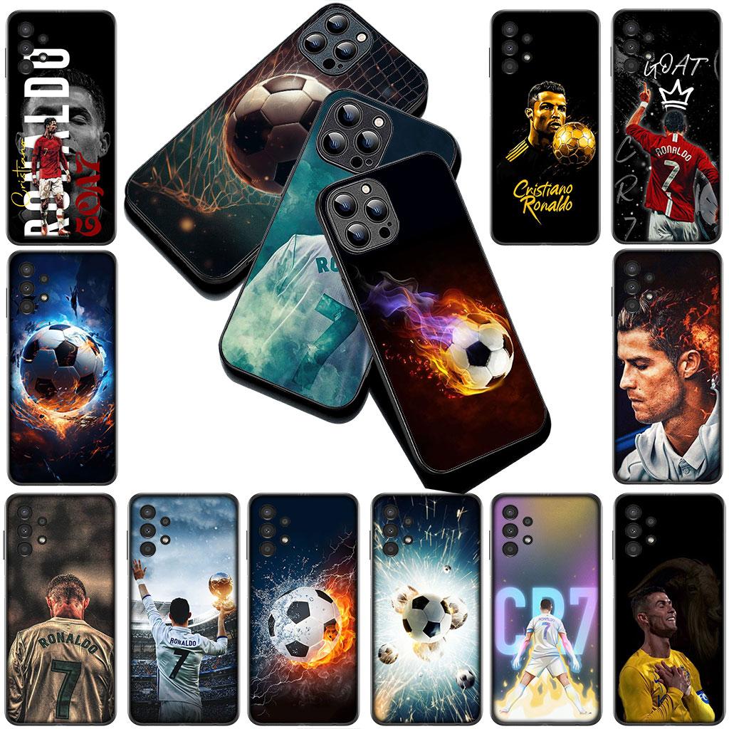 Phone Cover for Motorola Moto Edge 70 60 Fusion NEO Pro G Stylus G56 G96 G04 G05 20 Case  Soccer No7 King CR7s Football No 7