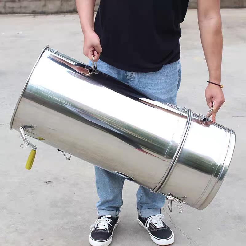 Stainless Steel Honey Extractor: Double-Layer Filter & Whipping Separator for Beekeeping