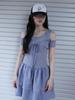 Eogeulliswedou Can-Can Pumpkin Ribbon Dress (Blue)