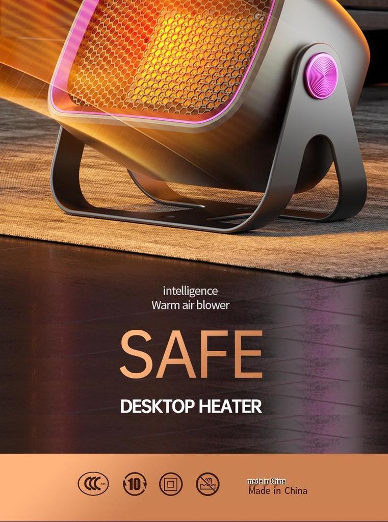 Wall-Mounted PTC Ceramic Heater for Home and Office
