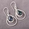 Moss Agate Gemstone Jewelry, 925 Solid Sterling Silver Earrings, Handmade Beautiful Silver Earrings For Thanksgiving Gift