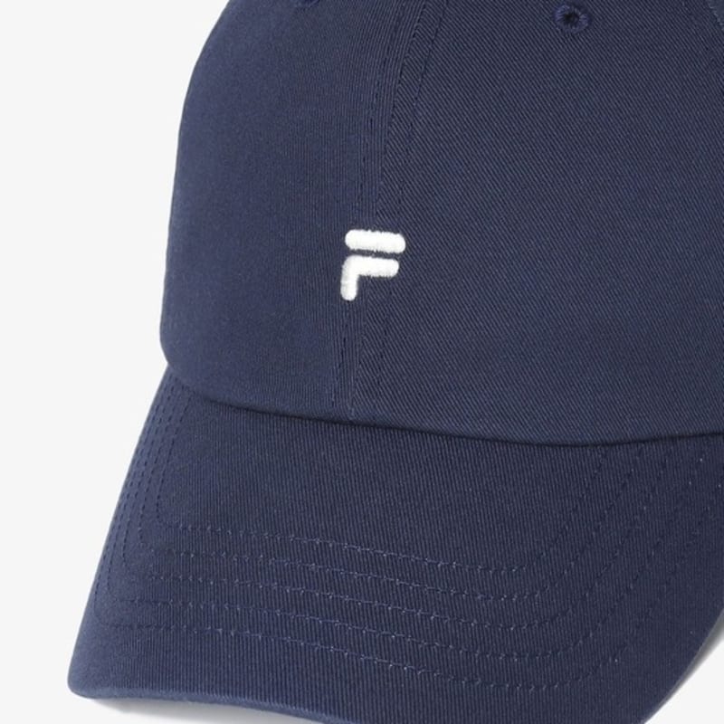 FILA F Logo Women's Cotton Ball Cap_FS3CPH1301F_NAV