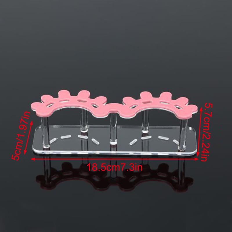 Acrylic Eyelash Tweezers Storage Rack Tweezer Organizer Holder Stand Eyelash Extension Tools Makeup Beauty Shelf 8 Holes