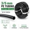 Black PE Drip Irrigation Pipe 10/20/30/50M Garden Watering Hose Micro Tube 3/5 4/7 8/11 9/12mm 1/4'' 3/8'' Sprinkler System