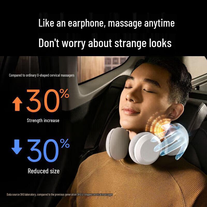 SKG N3 Series 2nd Gen Portable Neck Massager with Heat CN plug (adapter included)