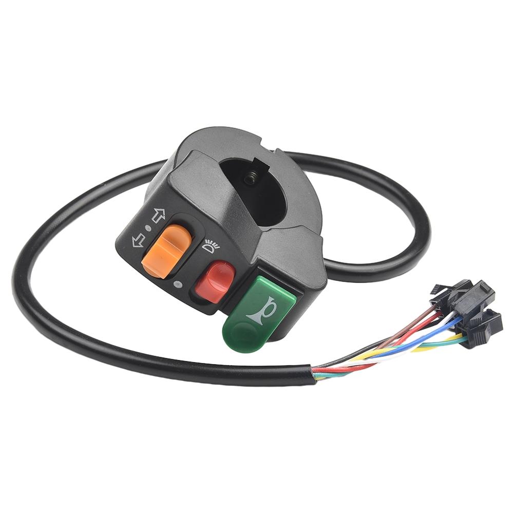 Motorcycle Switch 3in1 7/8\" Accessories Button DC 12V