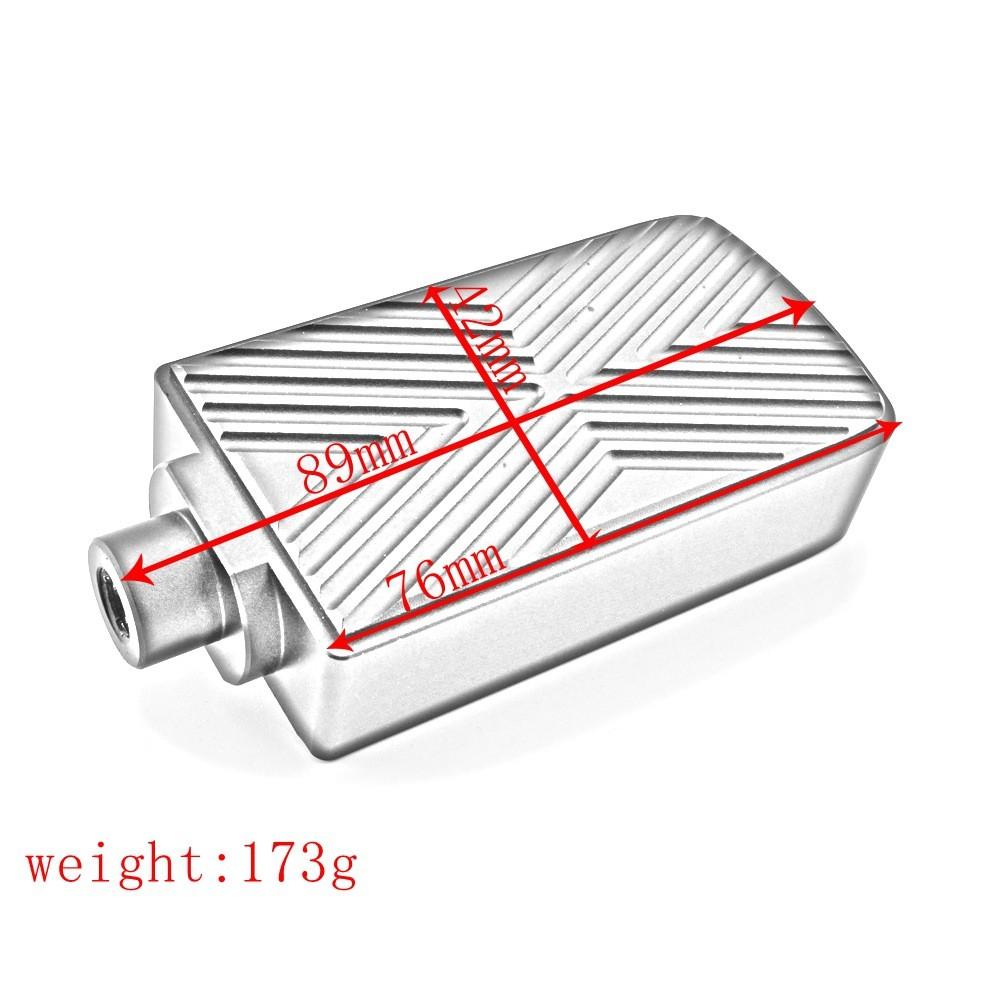 

R18 Ergonomic Enhanced Foot Brake Pedal Stylish Wide Black Design For Comfort Wide Foot Brake Chrome