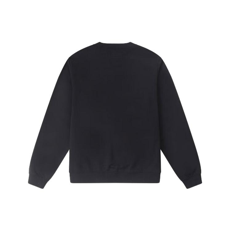 New Converse Sweatshirt Unisex Black 10023861-A02
