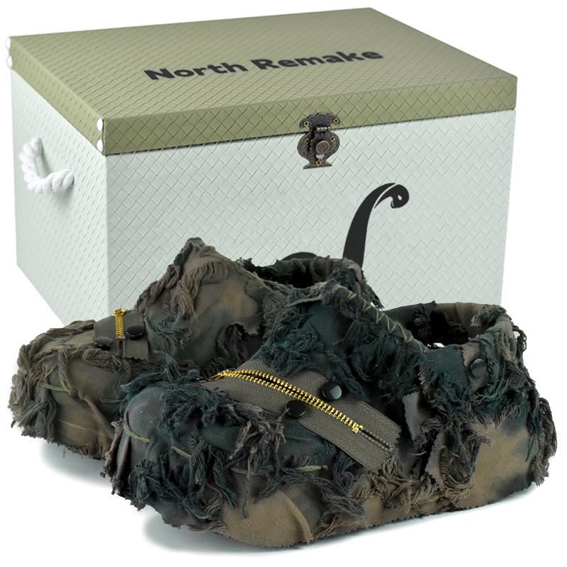 

Crocs Crush Clog Индивидуальность Крутой Повседневный Удобный Модный Тренд Подарочная Коробка Обувь с Отверстиями Унисекс Камуфляж 43-44