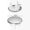 Luxury Bathroom Basin Sink Hole Overflow Replacement Cover Chrome Trim