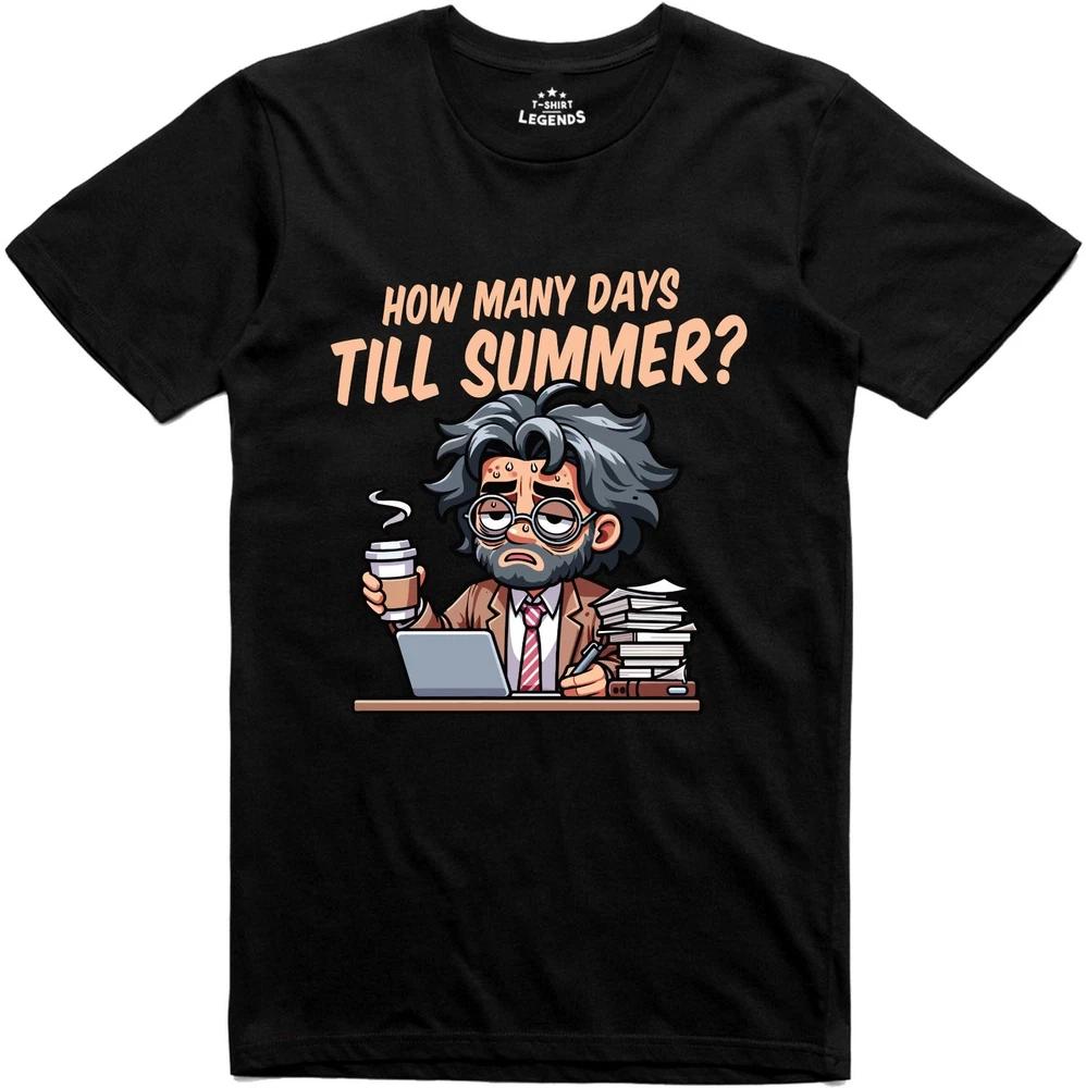 Funny Unisexs T Shirt Summer Holiday Design Cotton Unisex Unisex Black T Shirt 2XL