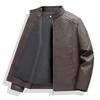 Spring and Autumn New Products Men's Leather Jacket Top Leather Jacket Men's PU Leather Jacket Spring and Autumn Men's Leather Jacket