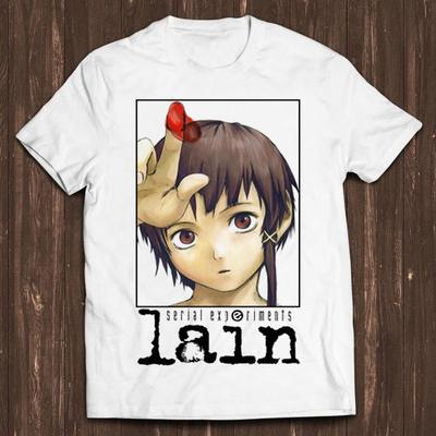 Serial Experiments Lain T Shirt Anime Science Fiction Cool Gift Tee C236