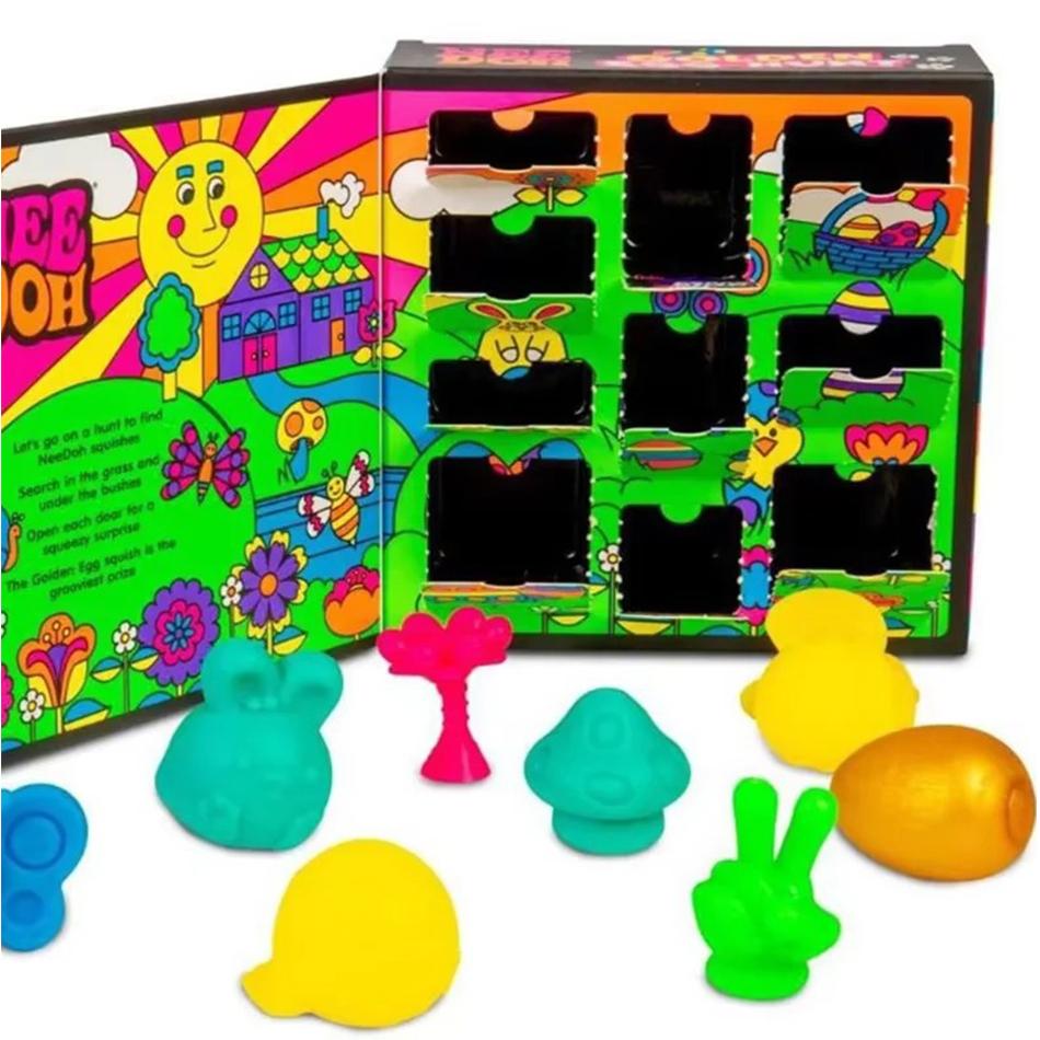 2026 Needoh Golden Egg Hunt Game Blind Box Easter Fidget With With Squishy Surprise Stress Relief Squeeze For Kids' Easter Party
